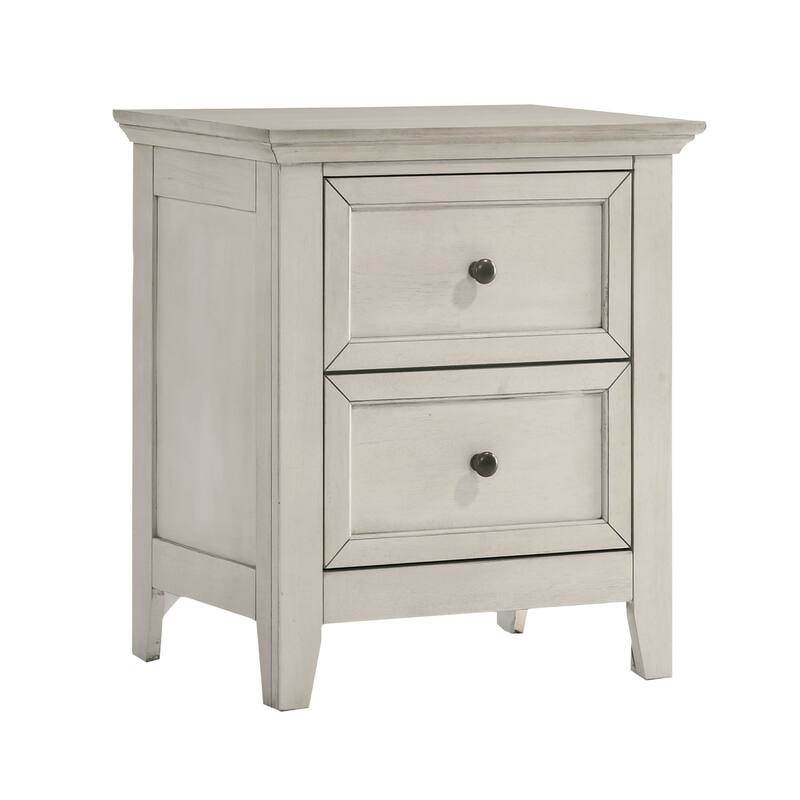 San Mateo 2-Drawer Youth Nightstand - Antique White