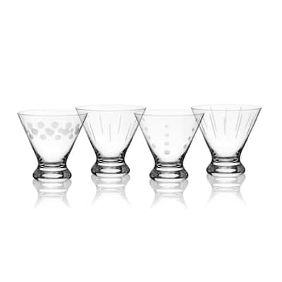 Mikasa Cheers 8OZ Stemelss Martini Glass (Set of 4)