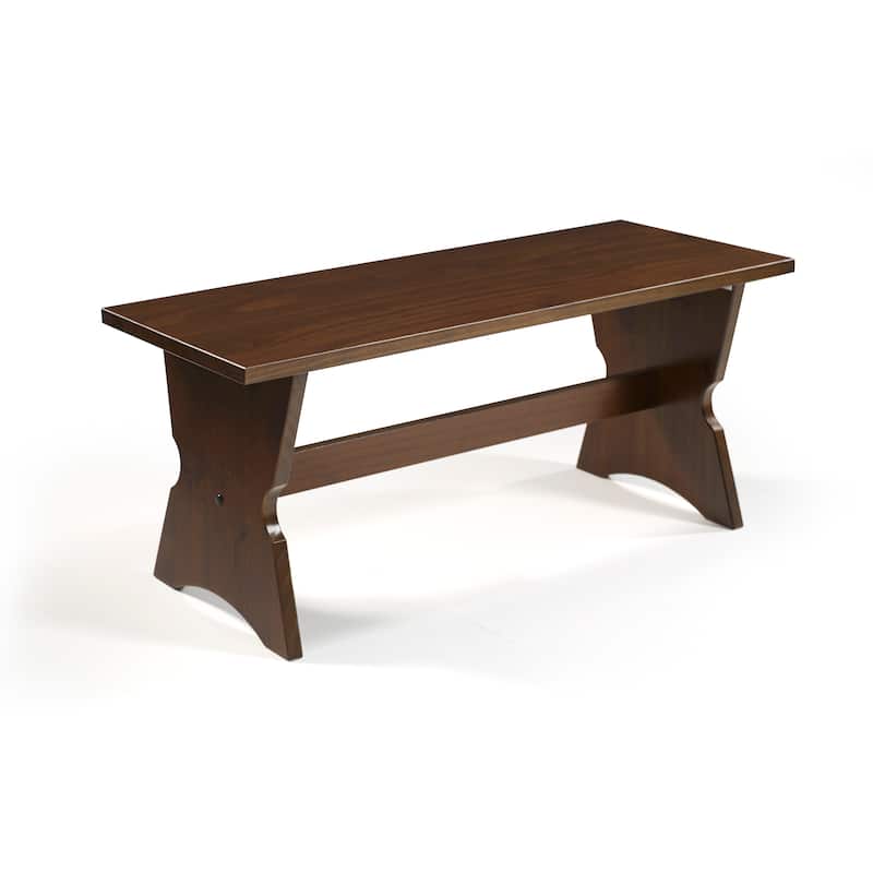 Ame Walnut Backless Nook Table Set
