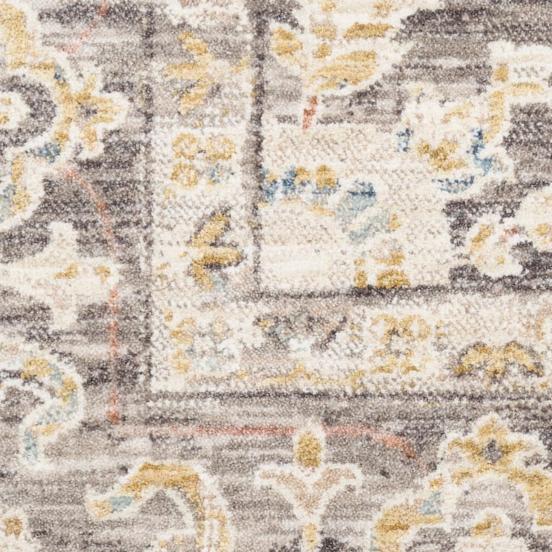 Nourison Antique Fusion Indoor only Grey Persian Area Rug