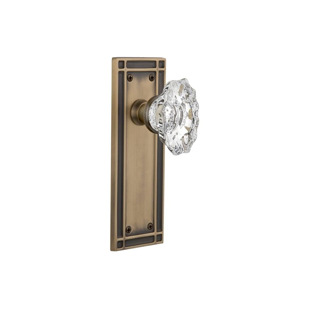 Nostalgic Warehouse Vintage Chateau Fluted Crystal Single Dummy Door