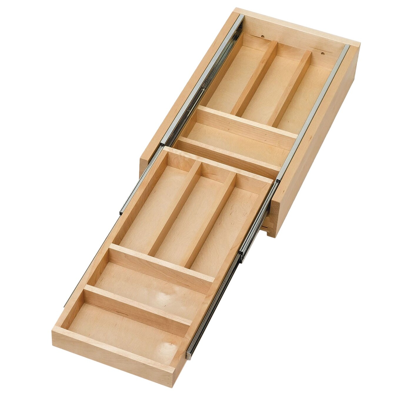 Shop Rev A Shelf 4wtcd 18 1 4wtcd Series Two Tiered Cutlery Drawer