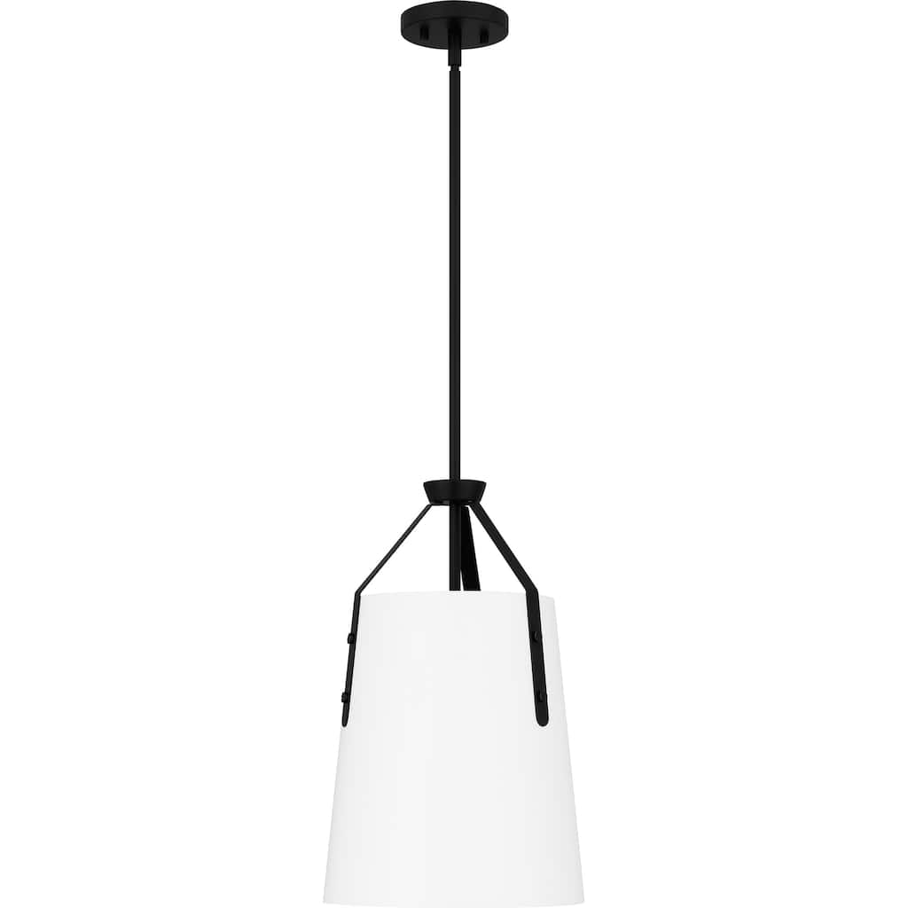 Faye 1-Light Matte Black Pendant Light
