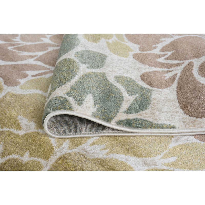 Decora Transitional Floral Indoor Area Rug