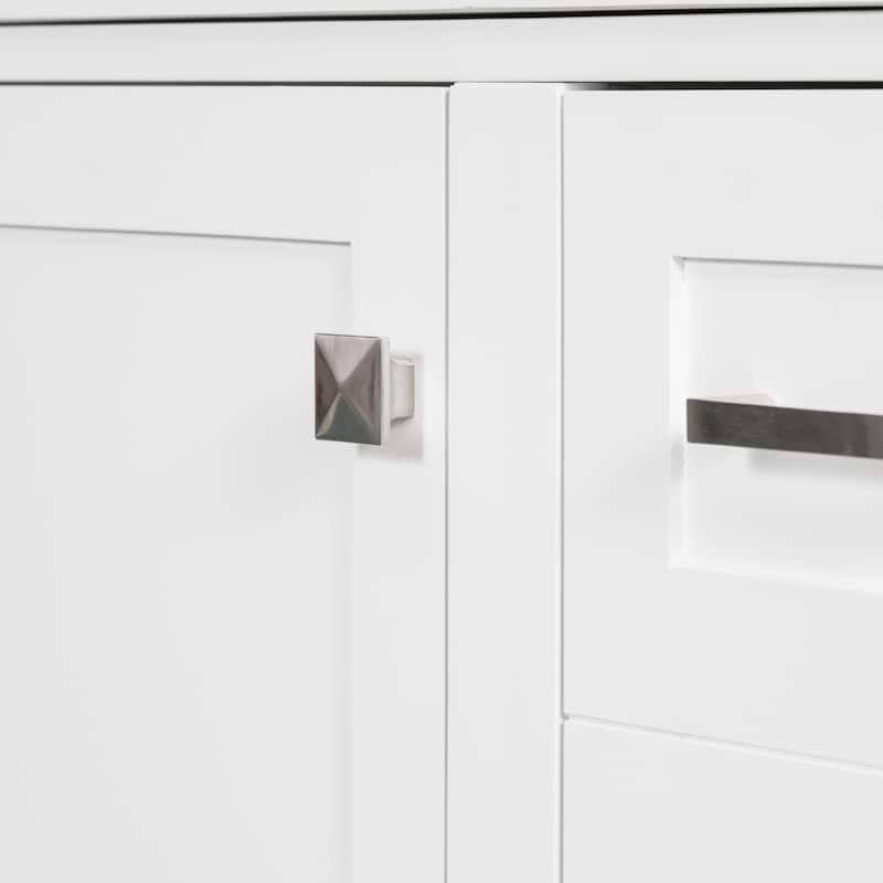 Roomfitters 30" Modern Bathroom Vanity with Sink, Solid Wood Frame, Storage Cabinet with Soft-Close Door and 3 Drawers