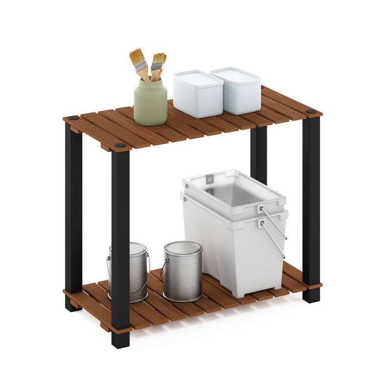 Furinno Pangkor 2-Tier Indoor Outdoor Plant Shelf