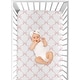 preview thumbnail 4 of 4, Sweet Jojo Designs Pink Bows Girl Fitted Crib Sheet - Blush and White Bow for the Ballerina Ballet Dancer Princess Collection