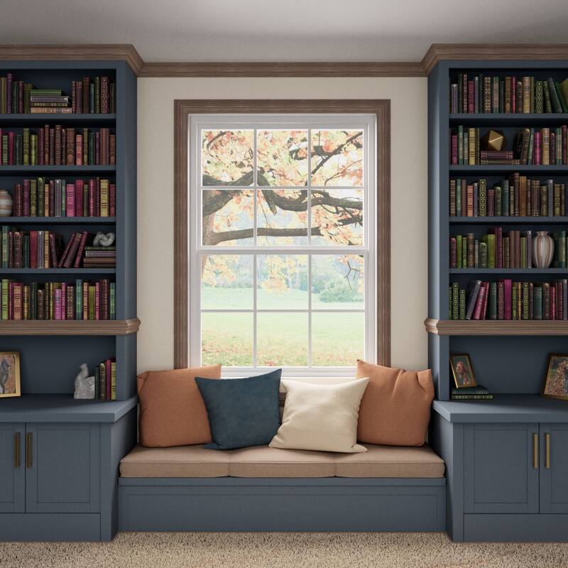 WM106: 11/16-in D x 11/16-in W x 96-in L Americraft Solid Hardwood Stain Grade Quarter Round