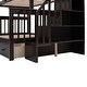 preview thumbnail 29 of 55, Twin over Full Bunk Bed with Drawer, Storage and Guard Rail, Gray