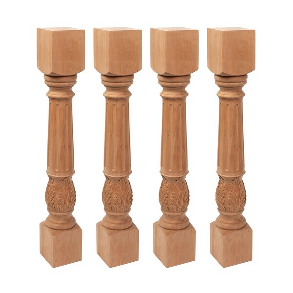 Shop 35-1/4" x 5" x 5" Unfinished Solid Cherry Kitchen ...