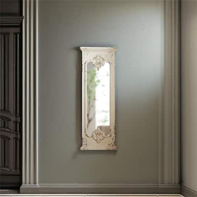 Full Length Mirror with Solid Wood Frame