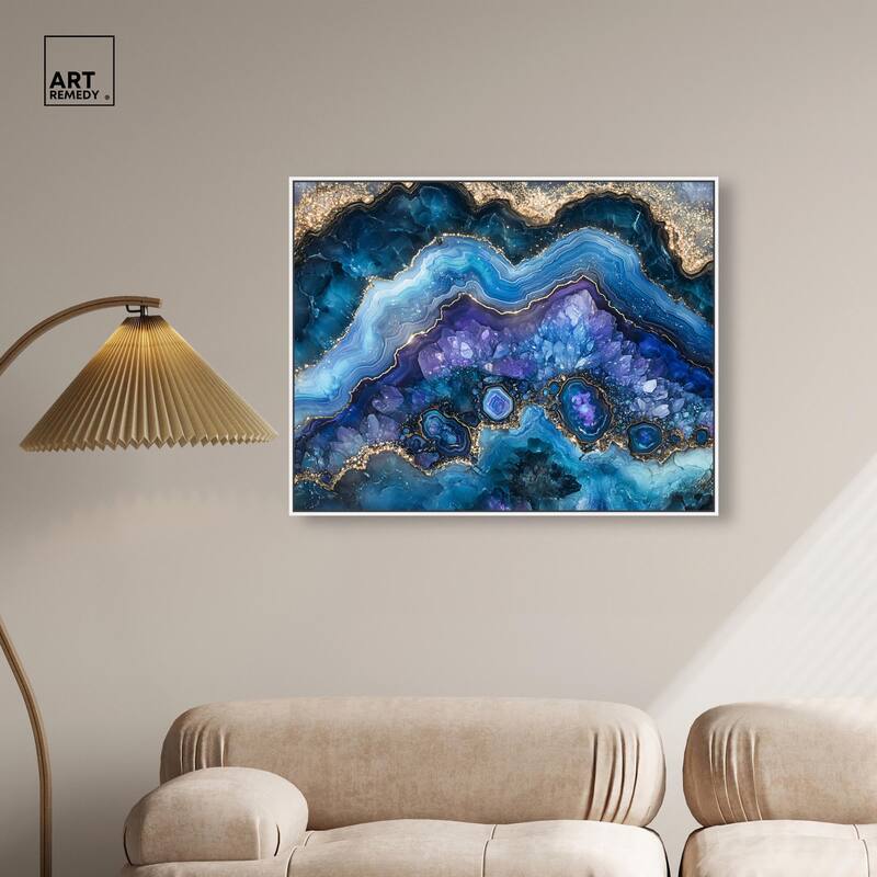 Galactic Geode II Canvas by Art Remedy