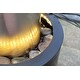 preview thumbnail 4 of 20, Hilliard 46" tall Stainless Steel and Black Patio Fountain, LED Lights - 12" x 47"