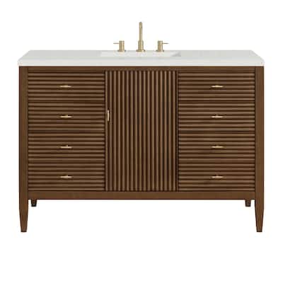 James Martin Vanities 485-V48-3LDL Myrrin 48" Single Basin Wood Vanity