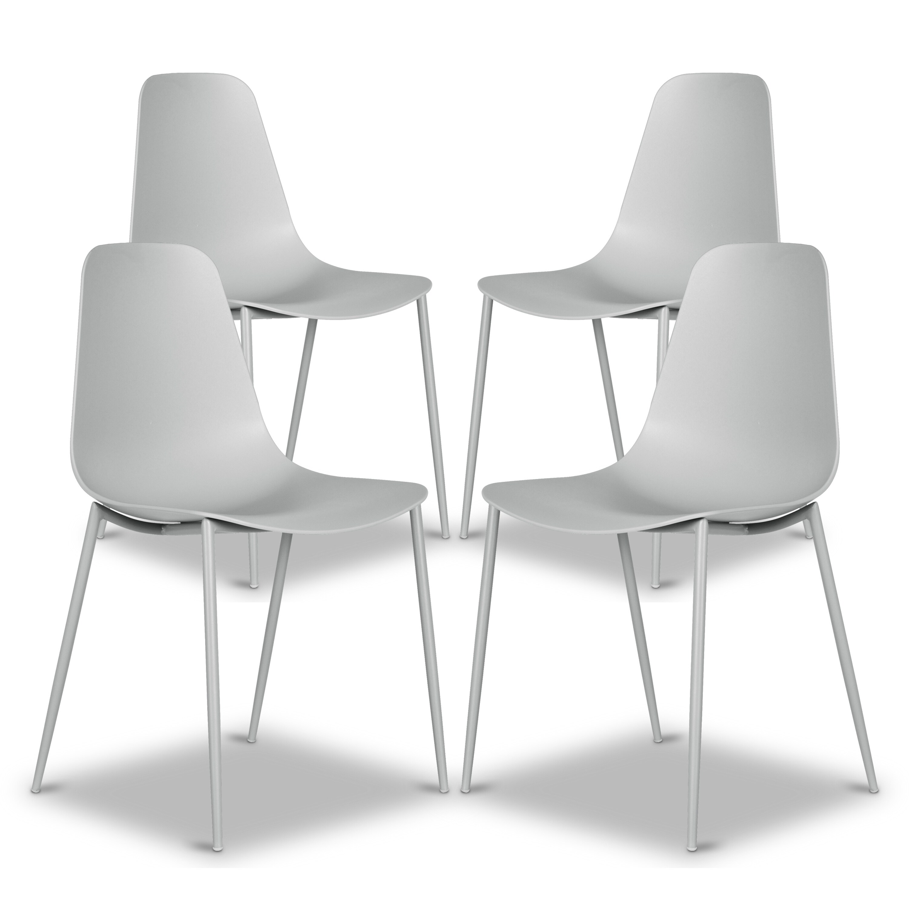 Poly and bark white chairs 2025