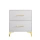 preview thumbnail 26 of 24, CraftPorch 3 Piece Bedroom Nightstands Set Velvet Upholstered Bed
