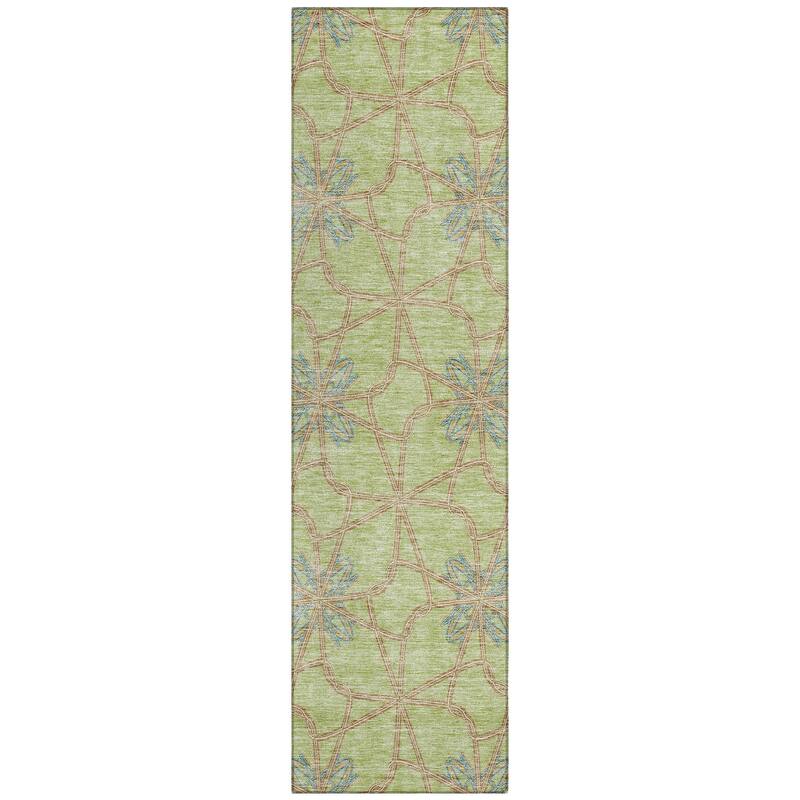 Machine Washable Indoor/ Outdoor Chantille Contempoary Whimsy Rug