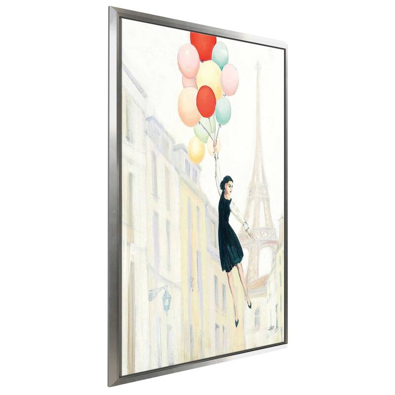 "Aloft In Paris II" Print on Floating Canvas