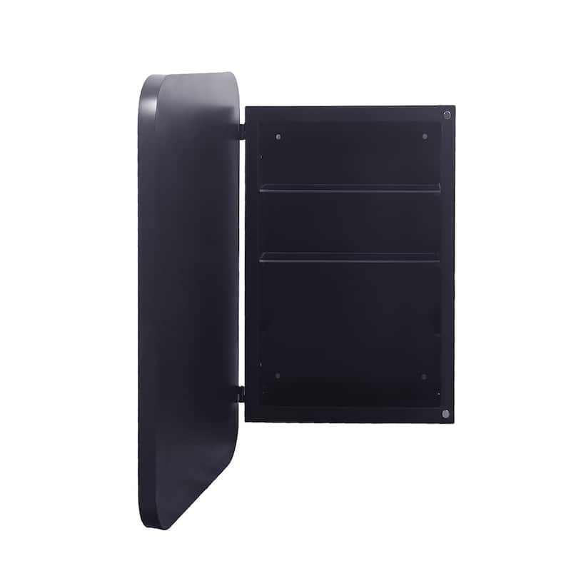 20"x30" Recessed Metal Framed Cabinet w/ Mirror and Adjustable Shelves