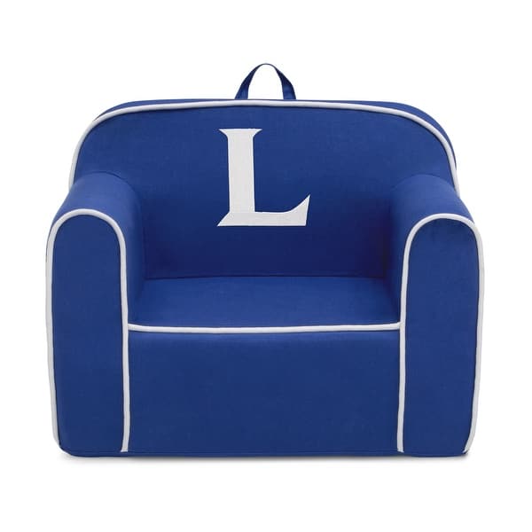 slide 2 of 3, Delta Children Personalized Monogram Cozee Chair - Customize with Letter L