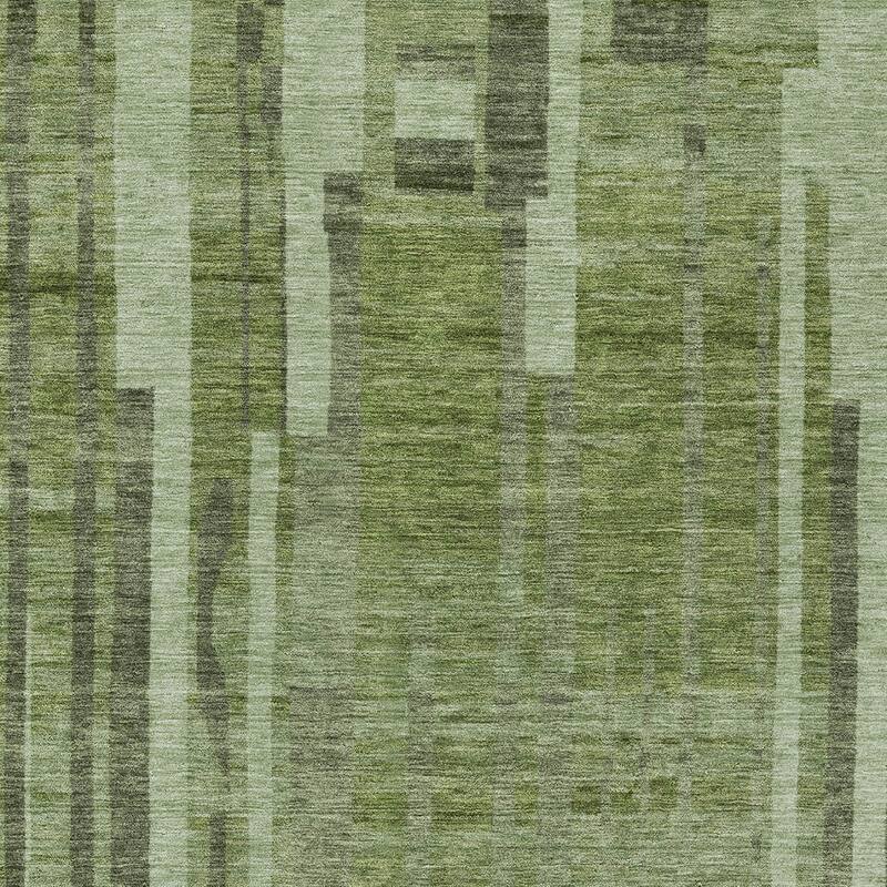 HomeRoots Striped Transitional Rectangle Outdoor Rug