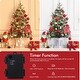 preview thumbnail 6 of 5, 3 FT Christmas Tree, Pre-Lit Christmas Tree with 78 LED Lights, Battery-Powered,Artificial Christmas Tree - 21.7x21.7x36in