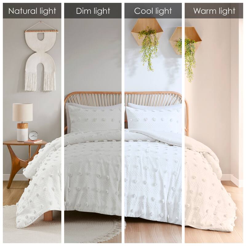 Intelligent Design Vera Clip Jacquard Comforter Set