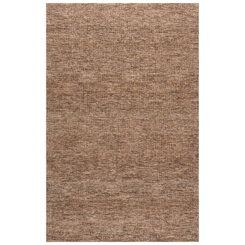 SAFAVIEH Handmade Abstract Lotje Modern Wool Rug - 4' x 6' - Antique/Brown