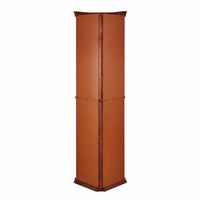 Corner Curio Cabinet with Lights(E26 light bulb not included)