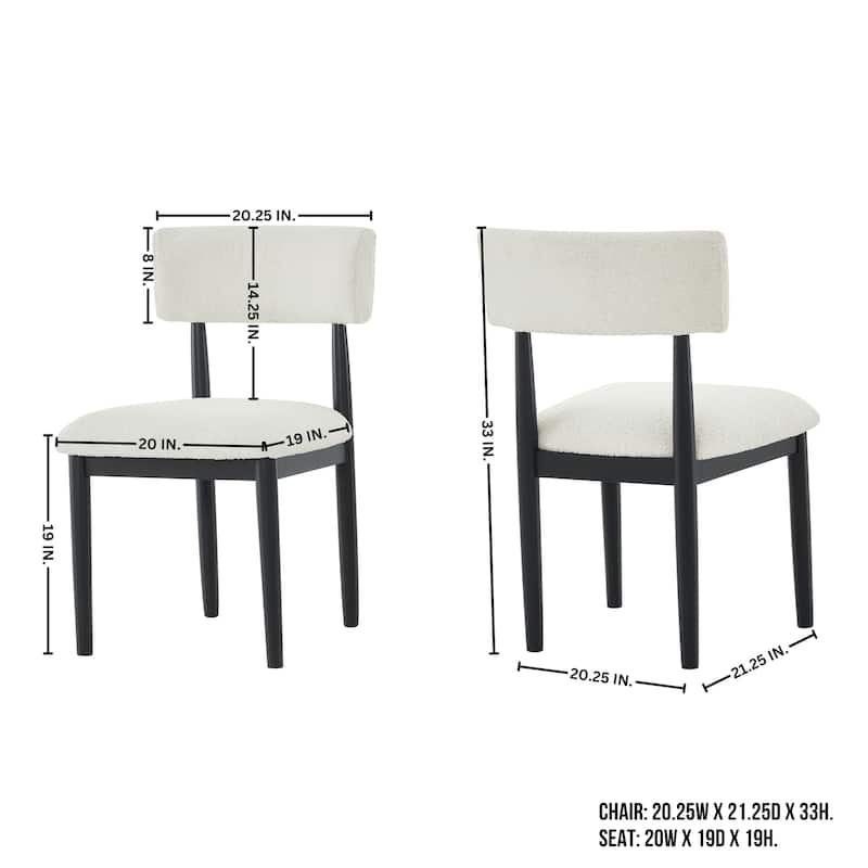 Roundhill Furniture Henriet 5-Piece Round Dining Set, Black