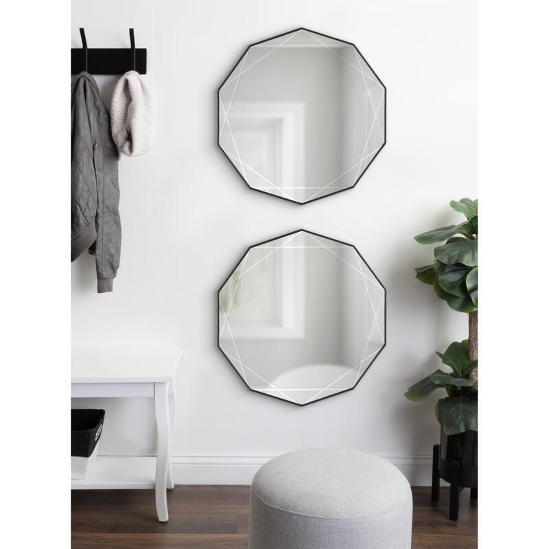 Kate and Laurel Deka Geometric Starburst Mirror