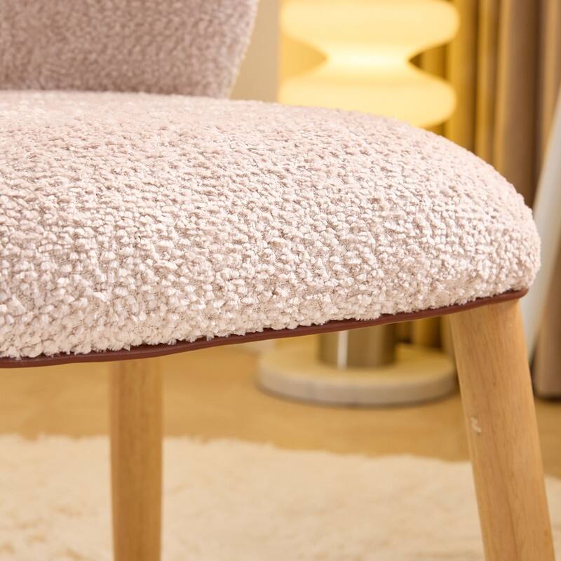 Modern Curved Back Accent Chair