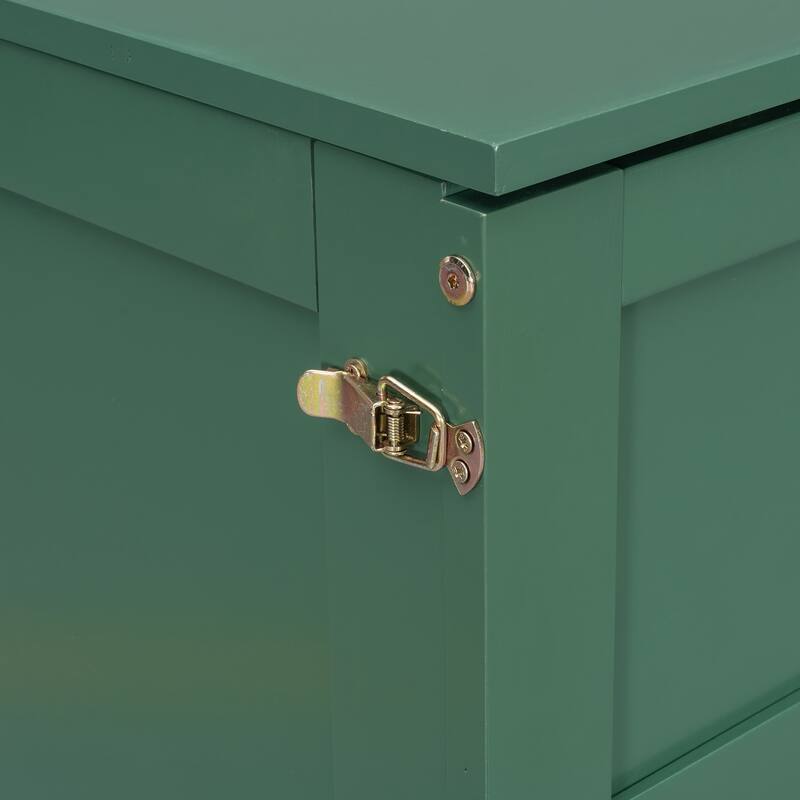 Convertible Foldable Murphy Bed Full Size Wall Cabinet Bed with Storage Drawers, Golden Handles and Rattan Weaving Accents