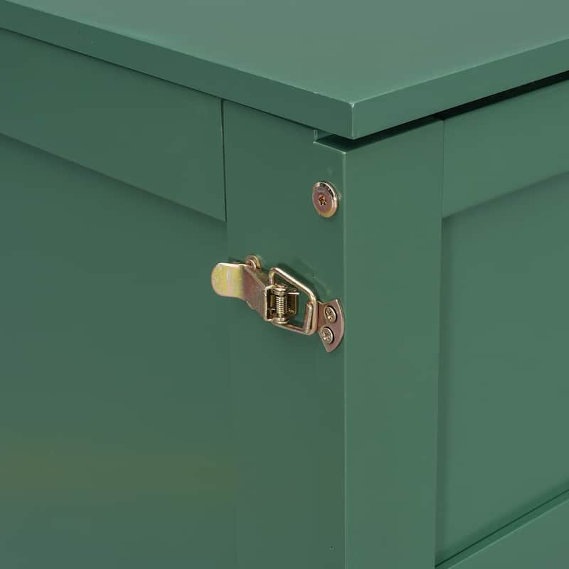 Convertible Full Size Murphy Bed Cabinet with Rattan Accents and Storage Drawer by Harper&Bright Designs