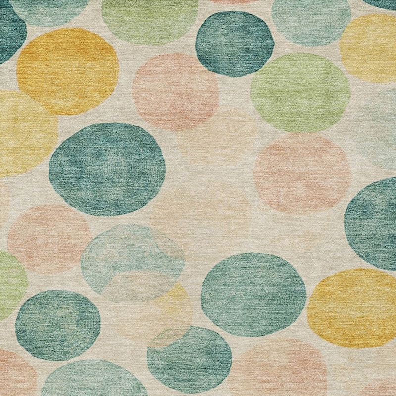 HomeRoots Geometric Transitional Rectangle Outdoor Rug