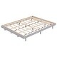 preview thumbnail 5 of 7, Wooden Queen Platform Bed Frame for Kids Teens Adults, Queen Size Bedframe with Solid Wood Slats Support, Not Included Headboard