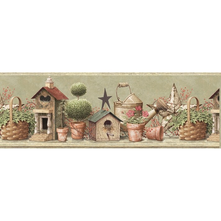 Buy Farmhouse, Border Wallpaper Online at Overstock | Our ...
