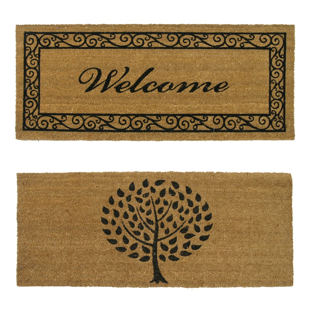 Rubber-Cal Grand "Double-Door" Doormat Kit - 24" x 57" - 2 Doormats