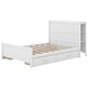 preview thumbnail 31 of 32, Wood Platform Beds Frame Full Size Storage Bed with Storage Shelves Headboard and 4 Drawers, Support Slats, Space Saving Storage