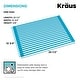 preview thumbnail 90 of 102, Kraus Silicone Drying Rack Mat