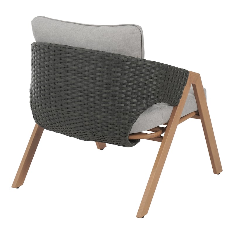 Christopher Knight Home - Eulalia Outdoor Wicker Rattan Chair (Set of 2)