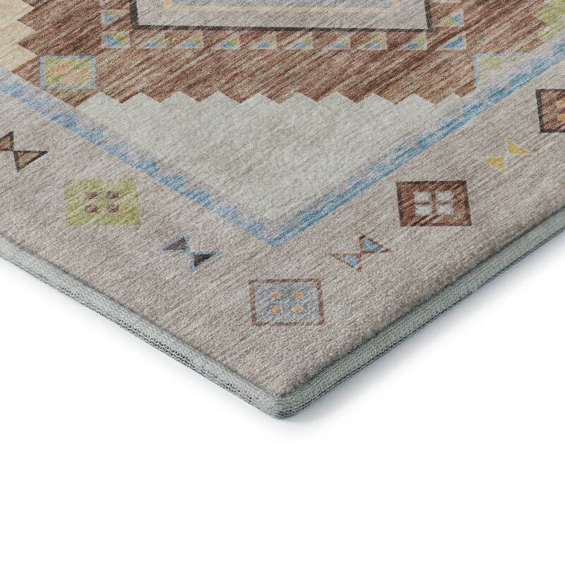 Premium Washable Super Soft Boho Tribal Mayfield Rug