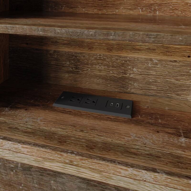 Clayfell Pomona Freestanding Storage Headboard with Shelving