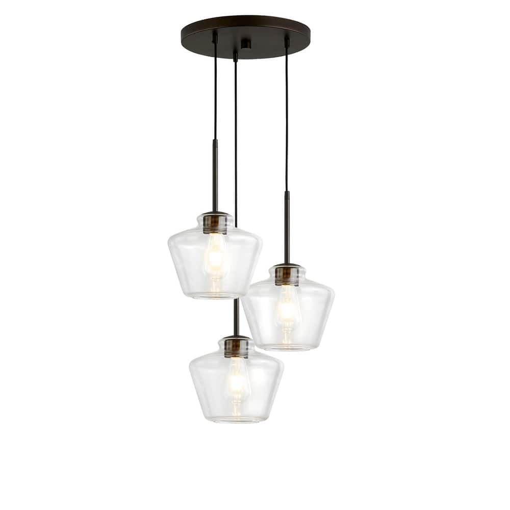 Cafe 3-Lights Designer Glass Pendant Lamp