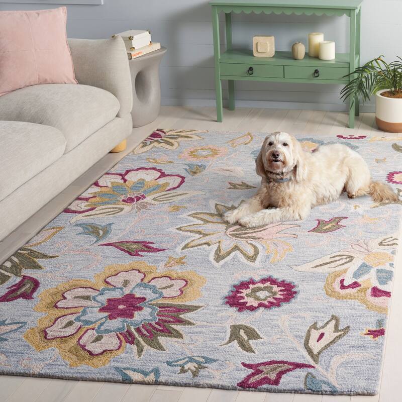 SAFAVIEH Handmade Blossom Katerinka Wool Rug