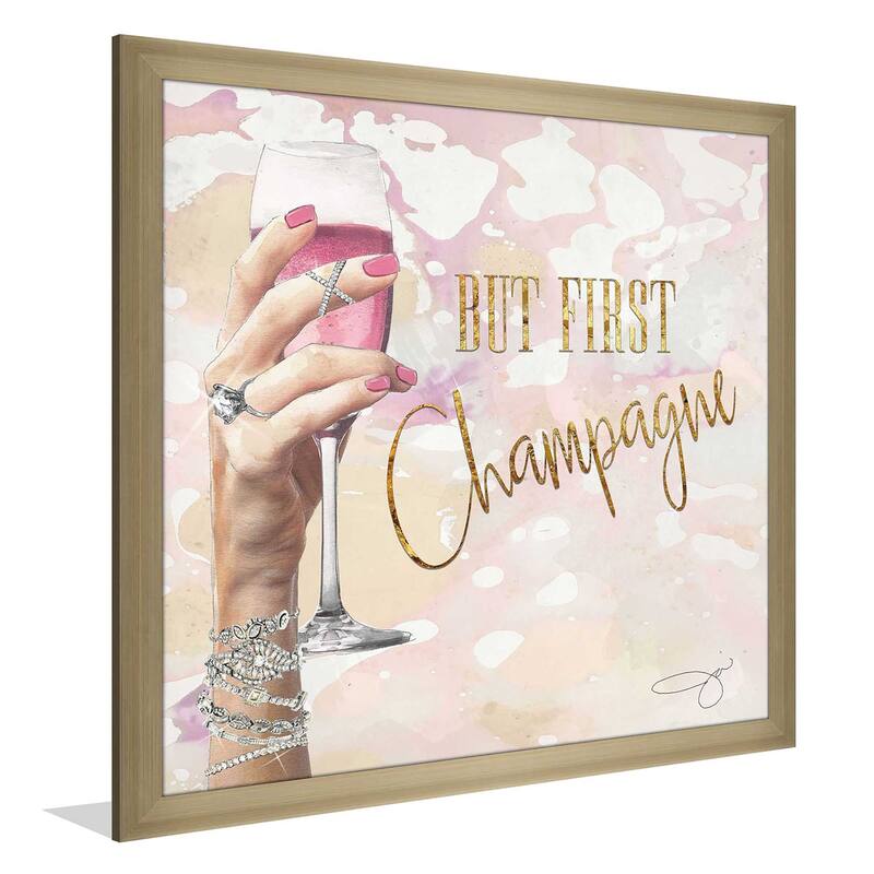 "But First" by Jodi Print on Acrylic