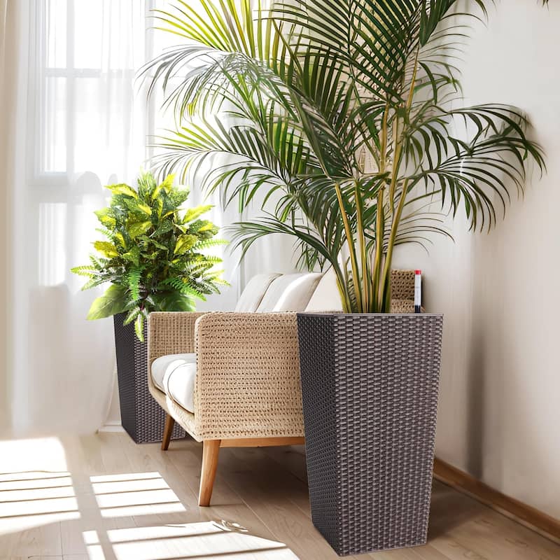 23 inch Tall Outdoor＆Indoor Planter Pots of 2