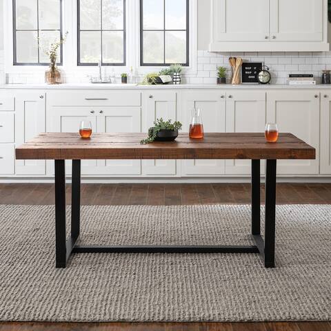 Middlebrook Solid Wood 72-inch Distressed Dining Table