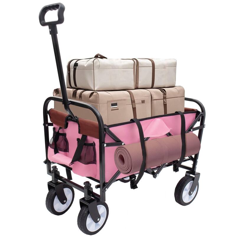 Minimeetall Strap Collapsible Foldable Wagon Cart