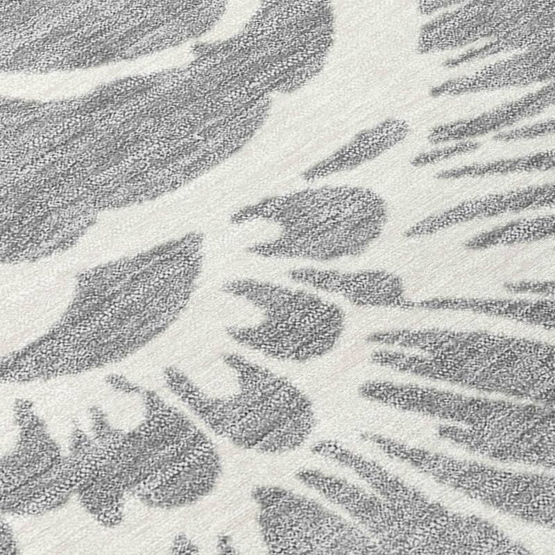 Machine Washable Indoor/ Outdoor Whimsy Floral Chantille Rug